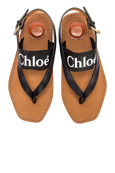 chloe woody sandals outfit black.